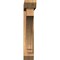 Ekena Millwork Imperial Slat Smooth Bracket w/ Offset Brace, Western Red Cedar, 5 1/2"W x 30"D x 30"H BKT0604X30X30IMP06SWR - alternate 2